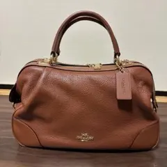 【美品】COACH コーチ　レザー 2wayショルダーバッグ ブラウンのサムネイル