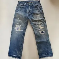 MADE IN YP VINTAGE REPAIR JEANS ダメージデニム - メルカリ