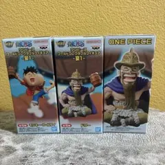 ワンピース ワールドコレクタブルフィギュア 宴1 ルフィ ドリー×2のサムネイル