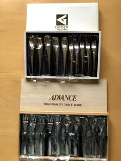 スプーンとフォークのセット　2セット☆未使用