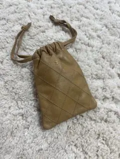 激安♡本物♡CHANEL♡ピコローレ♡巾着ポーチ♡マトラッセココマーク 