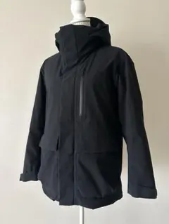 ユニクロ ハイブリッドダウンパーカ ダウンジャケット 黒　S