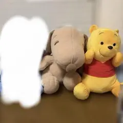 【最終値下げ】Disney プーさん　スヌーピーぬいぐるみ約48cm