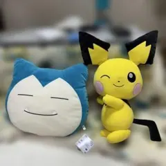 ポケモンぬいぐるみ2体セット　カビゴン　ピチュー