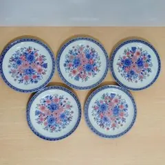 花柄 陶磁器 皿 5枚 セット