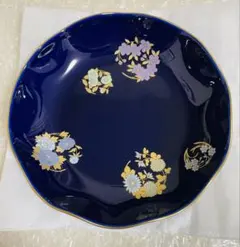 ルリ花丸紋皿1枚のサムネイル