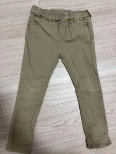 ミキハウスホットビスケッツ　ベージュ ロングパンツ 100cm