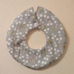 【完成品】ハンドメイド スタイ288 　まんまる＆つけ襟風スタイ