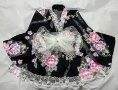 浴衣ドレス♡総レース♡地雷♡姫ギャル♡ラメ派手♡兵児帯とネイル