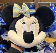 上海ディズニー　10周年記念　ミニーマウスファンキャップ