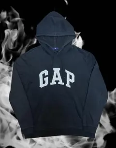 機*品様 GAP パーカー　黒　 y2k 平成　ギャップ　L