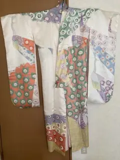 子供着物 十三詣り 13歳 花車 松 金彩 CK-7376 - メルカリ