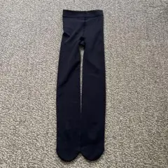 キッズタイツ 120サイズ ブラック 厚手