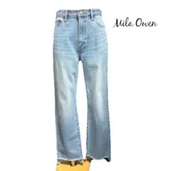 Mila Owen ミラオーウェン カットオフデニム ストレートジーンズ