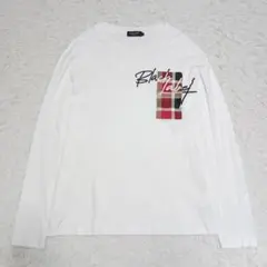 ブラックレーベルクレストブリッジ CBチェック ロング Tシャツ M