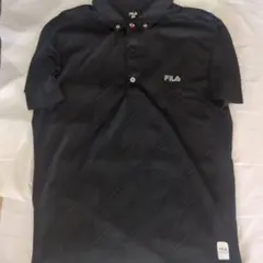 FILA メンズ ポロシャツ ブラック Mサイズのサムネイル