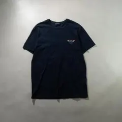 EMPORIO ARMANI イーグルロゴ半袖Tシャツ ネイビー/CZ254