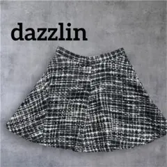 dazzlin ダズリン　ツイード風ミニスカート　s