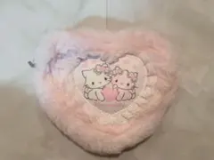 チャーミーキティ　ポーチ　平成うまれのキャラクター　ふわふわハート