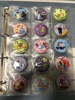 ディズニー　刺繍缶バッジ　1弾コンプリート