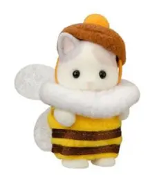 シルバニアファミリー　あつまれ！赤ちゃんセット　みつばち　ラテネコの赤ちゃん