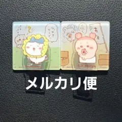 ちいかわ　アクリルシーンクリップビスケット　2つセット
