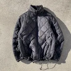 （古着）00s キルティングジャケット ブラック系 cityboy y2k