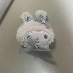 サンリオ　マイメロ　シークレットヘアクリップ　ふわふわスノーラビット　シリーズ