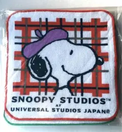 【ノベルティグッズ】スヌーピーハンドタオル［綿100%］（未使用・未開封品）