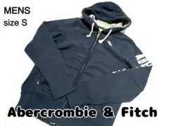 Abercrombie & Fitch フルジップパーカー　ダメージデザイン　s