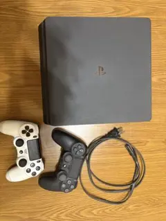 PS4 PlayStation 4 スリム Slim 、コントローラー2台付き