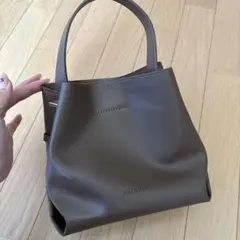 バック　ショルダー　2way ブラウン