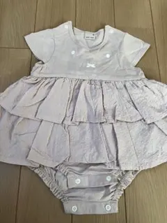 petit main フリルロンパース ミッフィ80cm