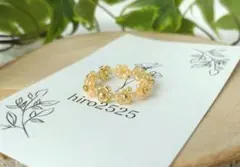 No.185大人可愛い❁⃘*3colorリング❁⃘*ゴールド オレンジ