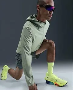 [新品] NIKE ナイキ　ランニングジャケット　パーカー　XLサイズ　グリーン