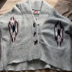 羽毛の厚いカーディガン アメカジ