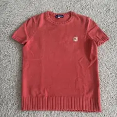 Burberry 半袖ニットセーター バーバリー　ピンクニット