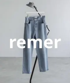 【大特価】remer loose vintage wash denimのサムネイル