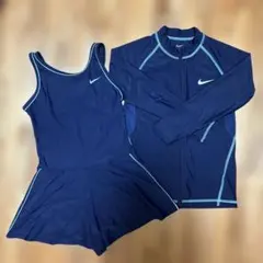 Nike 水着セット ネイビー S/XS