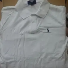 ポロ　ラルフローレン　白ポロシャツ