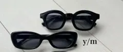 黒ぶちサングラス　2本まとめ売りのサムネイル