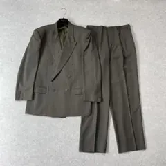 ヴィンテージ ダブルスーツ グリーン セットアップ 上下 Lサイズ 菅田将暉