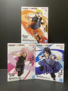 ② NARUTO フィギュア VIBRATION STARS 第七班 3種セット
