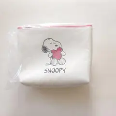 DHC スヌーピー柄ポーチ＆ミラーセット