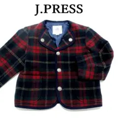 MY2745▲J.PRESS▲ジェイプレス チェック柄 ジャケット サイズ120のサムネイル