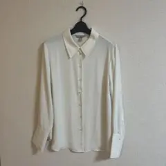 H & Mアイボリー 長袖シャツ　レディース　 Mサイズ