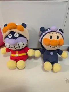 アンパンマン バイキンマン ぬいぐるみセット