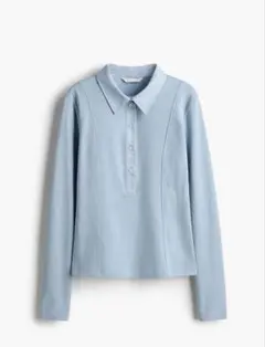 ポロシャツ ブルー 水色