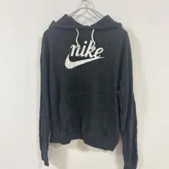 【L】Nike ナイキ フード付きパーカー ダークグレー スポーツウェア