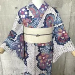 ☆夏物 しつけ付 絞り（有松鳴海絞り）の浴衣 m4371 - メルカリ
